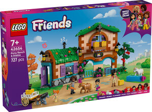 LEGO® Friends Ranč i staja za ponije 42654