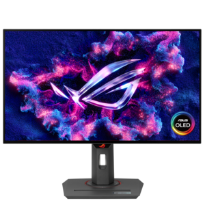 ASUS ROG Strix monitor XG27AQDMG gaming, 27, QHD, OLED, 1300 cd/m2, Adaptive Sync, HDR400, DP, HDMI, 240Hz, 0.03ms