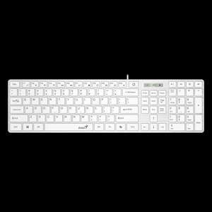 GENIUS SlimStar 126 tastatura  USB veza, low-profile tipke, bijela