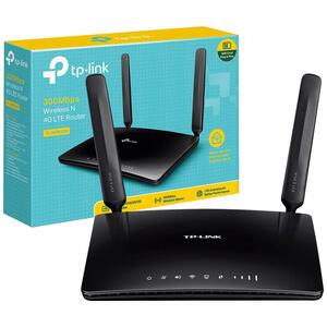 TP-LINK 3G/4G LTE Wireless N Router, 4 porta, microSIM slot, 300Mbps - TL-MR6400