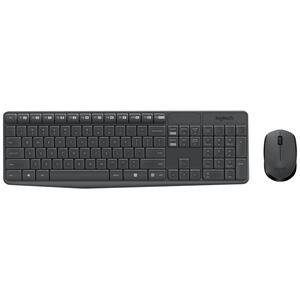 Logitech Tipkovnica + miš, bežični set, 2.4 GHz - MK235