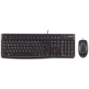 Logitech Tipkovnica+miš, set, žični, USB - MK120