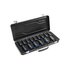 HOEGERT 15-dijelni set dugih udarnih nasadnih ključeva 1/2 10-32 HT4R049