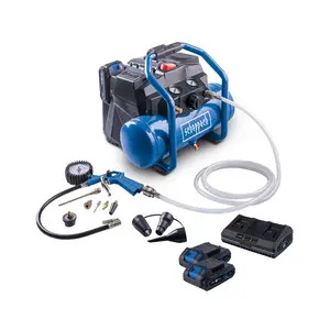 Scheppach aku kompresor za vazduh 6 L IXES C-ACT160/6-X – SET 2.5 2x2Ah