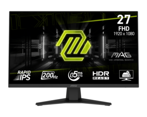 MSI monitor MAG 274F gaming, 27, FullHD, IPS, 300 cd/m2, Adaptive Sync, HDR Ready, HDMI, DP, 200Hz, 0.5ms