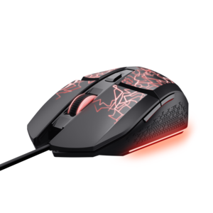TRUST miš GXT113 Felox gaming, žičani miš, USB-A, 6400 DPI