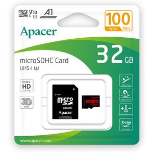 APACER microSDHC/SDXC 32GB UHS-I U1 V10 A1 R100 MB/sAdapter