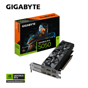 GIGABYTE grafička kartica nVidia GeForce RTX 5050 OC Lower Profile 8GB GDDR6, 128-bit, 2x DP, 2x HDMI