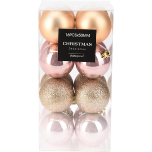 Koopman novogodišnje kugle 5 cm set 16/1 – Pretty