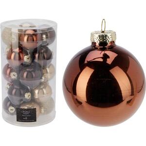 Koopman novogodišnje kugle 6 cm set 20/1 – Amber