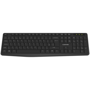 CANYON tastatura KB-W01 bežična crna