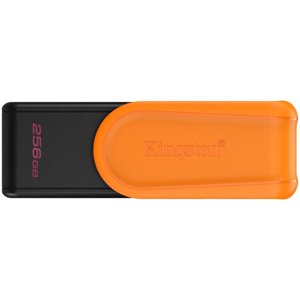 KINGSTON USB  DataTraveler Exodia S 256GB Portable USB 3.2 Gen 1  (Black/Orange)
