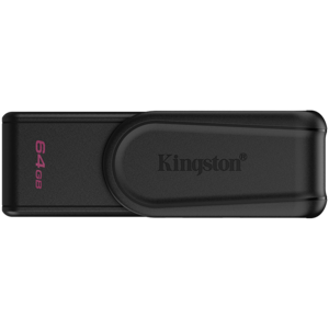 KINGSTON USB  DataTraveler Exodia S 64GB Portable USB 3.2 Gen 1  (Black/Black)