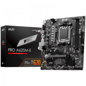 MSI matična ploča PRO A620M-E, mATX, Socket AM5, DDR5, HDMI, VGA, 7.1 HD Audio