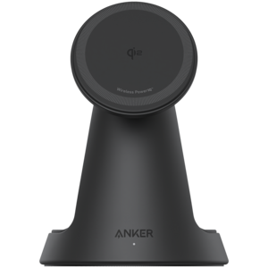 Anker MagGo bežična stanica za punjenje (3-u-1, priključna stanica) paket kabela i punjača crne boje