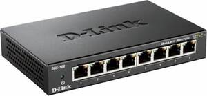 D-LINK switch 8-Port Gigabit Unmanaged Metalni DGS-108/E