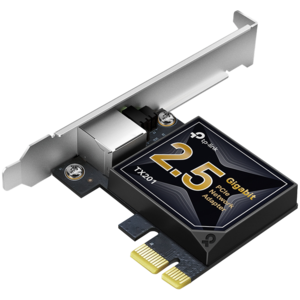 TP-Link TX201 2.5 Gigabit PCI Express Network Adapter, PCIe 2.1 ×1, Support 2.5/1 Gbps and 100 Mbps Network Standards, Low-Profile and Full-Height Brackets