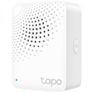 TP-Link Tapo H100 Smart IoT Hub with Chime,2.4 GHz Wi-Fi Networking,868 MHz for Devices,100-240 V,50/60 Hz,Plug-in, Remote Control with Tapo App