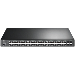 TP-Link SG3452P Omada 52-Port Gigabit L2+ Managed Switch with 48-Port PoE+, 48×Gigabit 802.3af/at PoE+ ports and 4×Gigabit SFP slots, 384 W total PoE budget