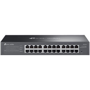 TP-Link ES224G Omada 24-Port Gigabit Easy Managed Switch,24x Gigabit RJ45 Ports, 1U 13-inch Rack-mountable Steel Case