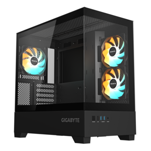 GIGABYTE kućište GB-C201P Mid-tower, mATX, 3x 120mm ARGB fans