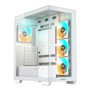 GIGABYTE kućište C500 Panoramic Stealt  Mid-tower, ATX, 4x ARGB fans White