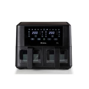 Ariete friteza na vrući zrak s dvije korpe 4631, 2400 W, crna