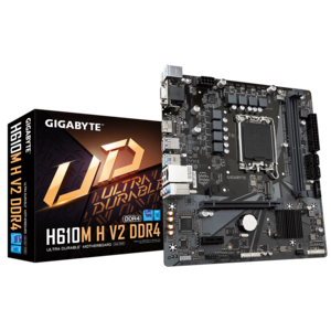 GIGABYTE matična ploča H610M H DDR4 G10 LGA1700, 2xDDR4 up to 64GB1xM.2, HDMI,VGA, 2xPS2, 6xUSB