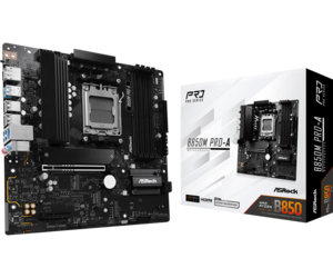ASROCK matična ploča B850M PRO-A4xDDR5, 3xM.2, 4xSATA, 17xUSBHDMI, DP, RAID, Micro ATX