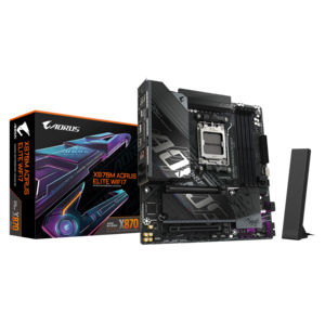 GIGABYTE matična ploča X870M AORUS ELITE AM5, 4x DDR5, 2x M.2, 2xSATA 2x HDMI, 12x USB, mATX