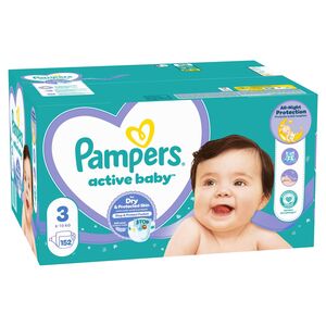 Pampers Mega Box pelene, vel. 3 (6-10kg), 152 kom