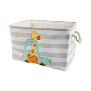 KINDER HOME Kutija za odlaganje igračaka i odjeće siva GH-KK02