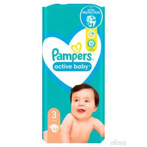Pampers Active Baby Jumbo Pack pelene Midi vel.3 (6-10kg) 54 kom