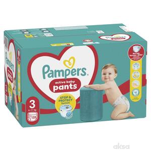 Pampers Pants pelene-gaćice Mega Box Midi vel. 3 (6-11kg) 128 kom
