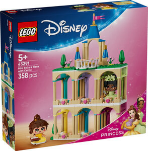 LEGO® Disney Princess Male Belle i Tiana s dvorcem 43291