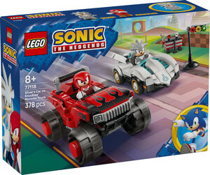 LEGO® Sonic the Hedgehog™ Silverov auto protiv Knucklesova čudovišnog kamiona 77118