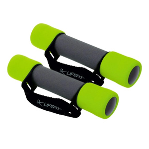Lifefit® Bučice Plus 2x1,5 kg Green