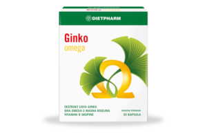 Dietpharm Ginko Omega – kapsule za koncentraciju i cirkulaciju, 30 kom