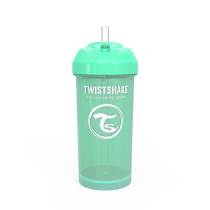 Twistshake bočica sa slamkom 360 ml (zelena)