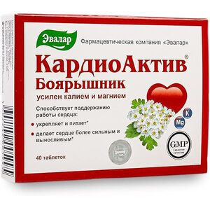 Evalar Kardioaktiv tablete a40
