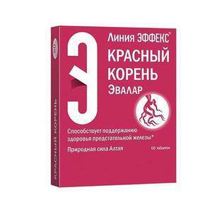 Evalar Crveni korijen – biljna podrška prostati, 60 kapsula