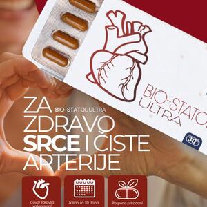 Bio Statol Ultra – kapsule za regulaciju holesterola, 30 kom
