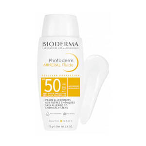 Bioderma Photoderm Mineral Fluid SPF50+ – mineralna zaštita od sunca, 75 g