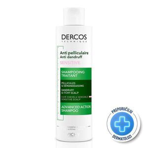 Vichy Dercos šampon protiv peruti za osjetljivo vlasište 200 ml