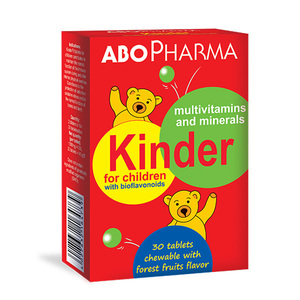 Abopharma Abo Kinder Multivitamini – multivitamini za djecu, 30 kom