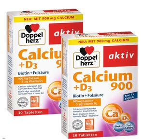 Doppelherz Calcium 900 + D3 + Biotin A30