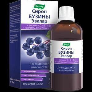 Evalar sirup za imunitet – tečni dodatak prehrani, 100 ml