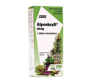 Alpenkraft biljni sirup 250 ml – za grlo i dišne puteve