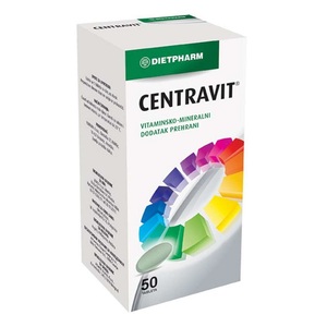 Dietpharm Centravit – multivitamini za svakodnevnu energiju, 50 tableta