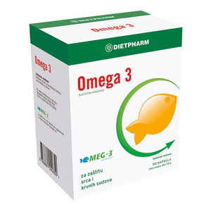 Dietpharm Omega 3 – kapsule za srce i mozak, 50 kom
